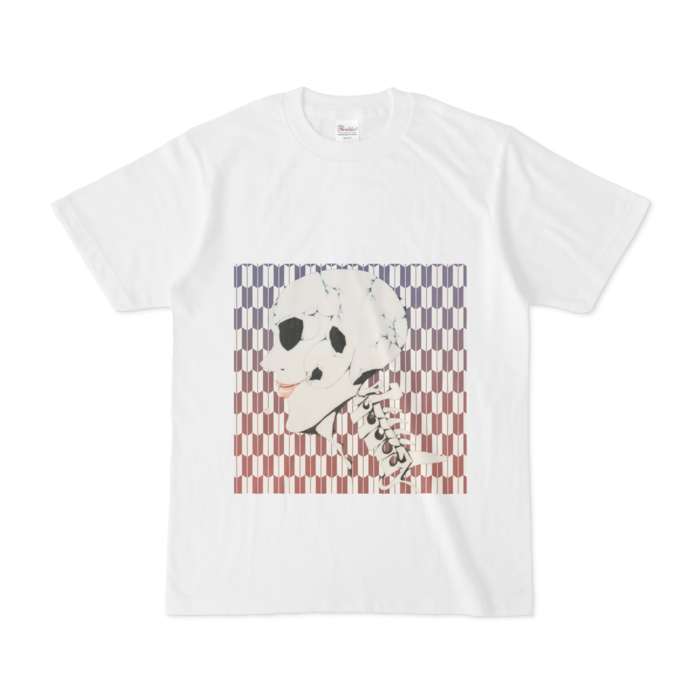 髑髏Tシャツ - S - 白