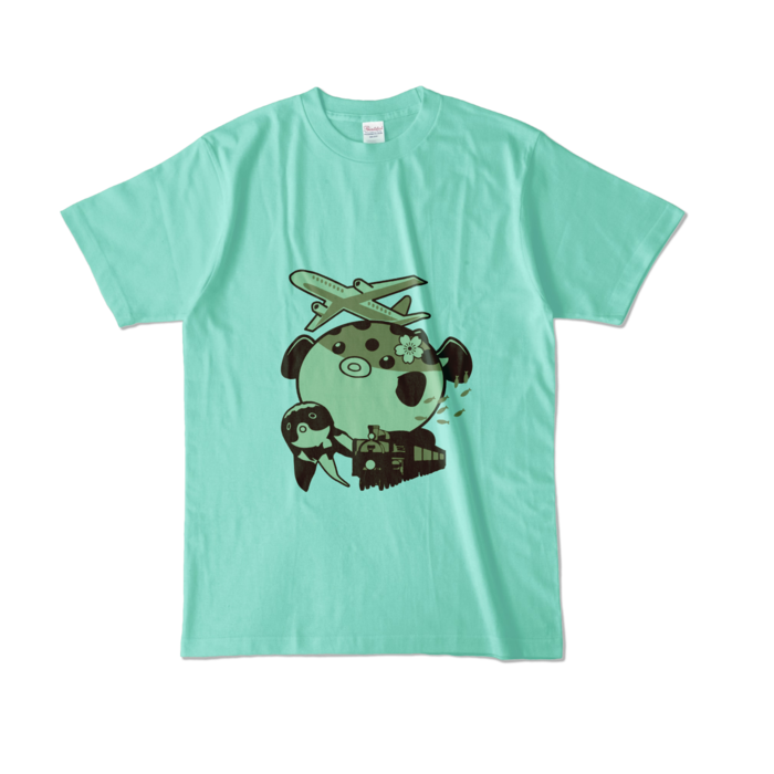 カラーTシャツ - L - アイスグリーン (淡色)