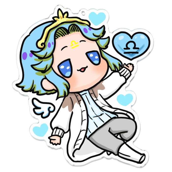 アクリルキーホルダー - 100 x 100 (mm)