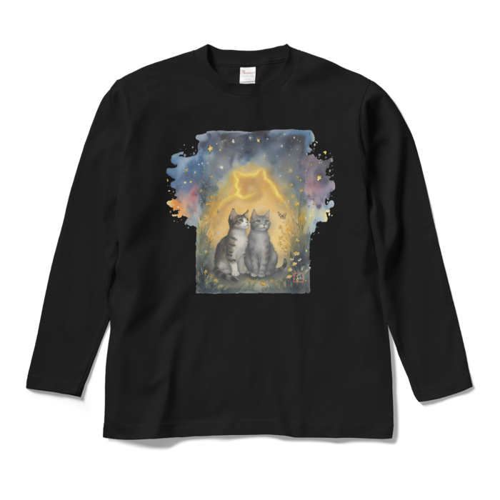 ロングスリーブTシャツ - M - ブラック