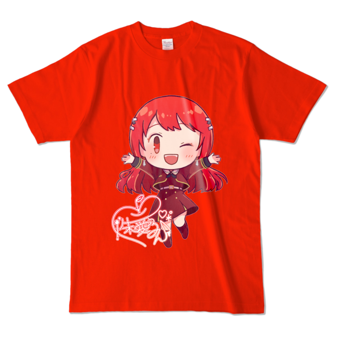 カラーTシャツ - L - レッド (濃色)