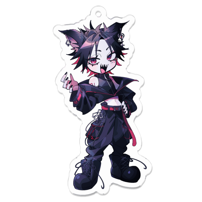 アクリルキーホルダー（コーティング） - 70 x 70 (mm)