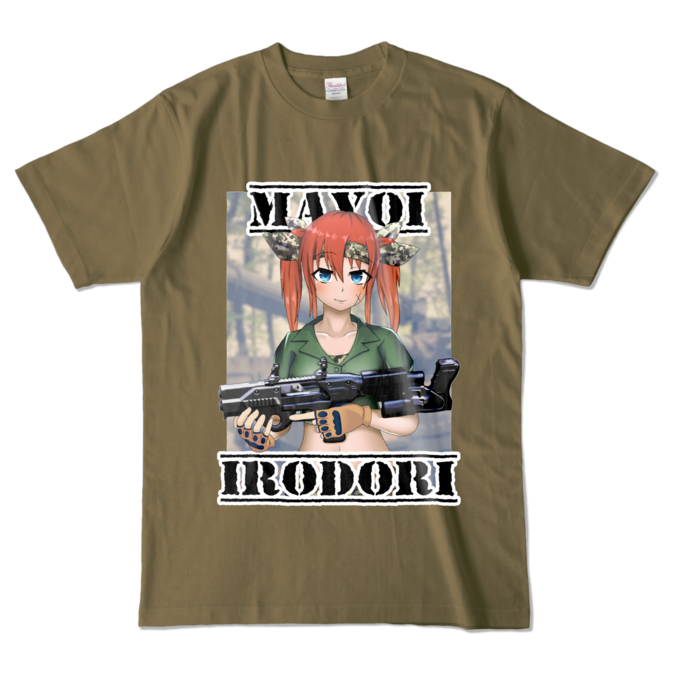 ノーマルTシャツ - L - オリーブ (濃色)