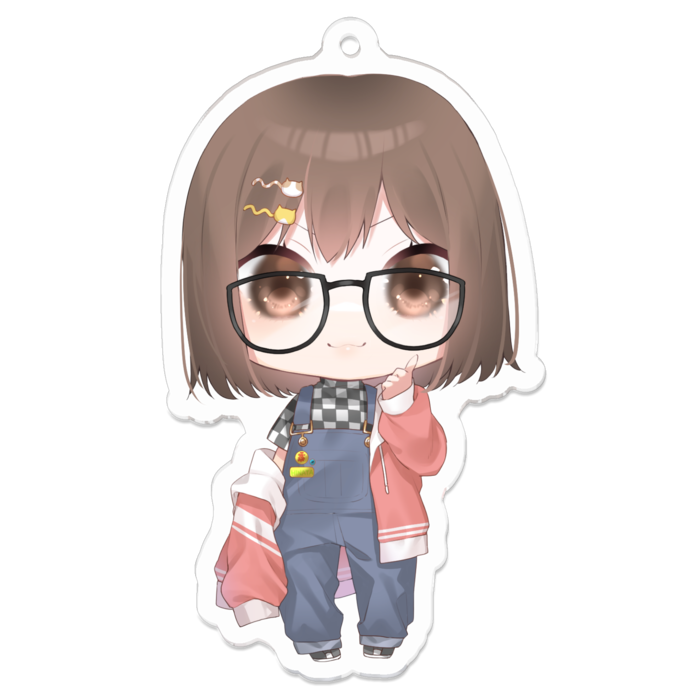 通常_アクリルキーホルダー - 70 x 70 (mm)