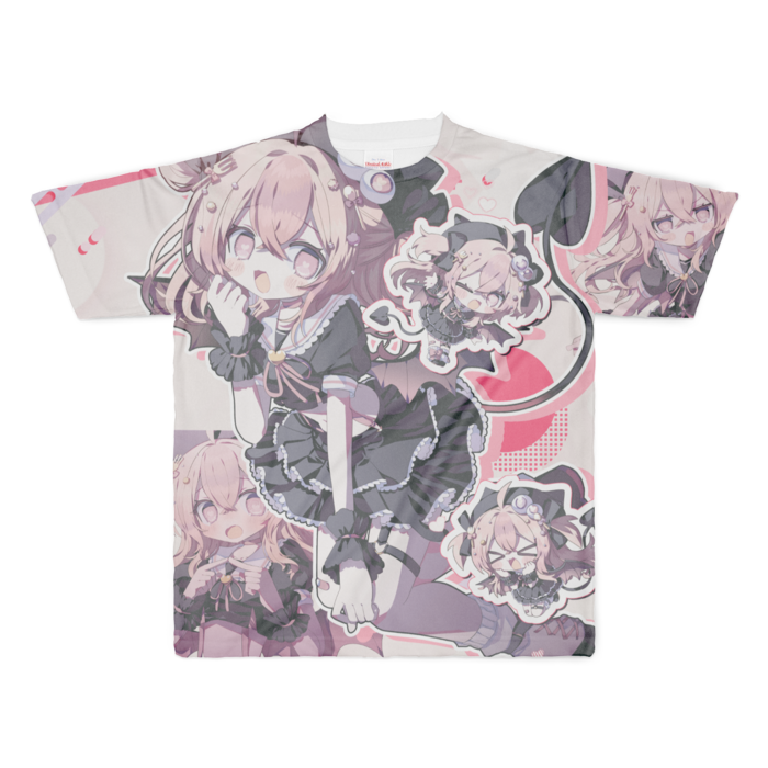 フルグラフィックTシャツ - XL - 正面印刷のみ