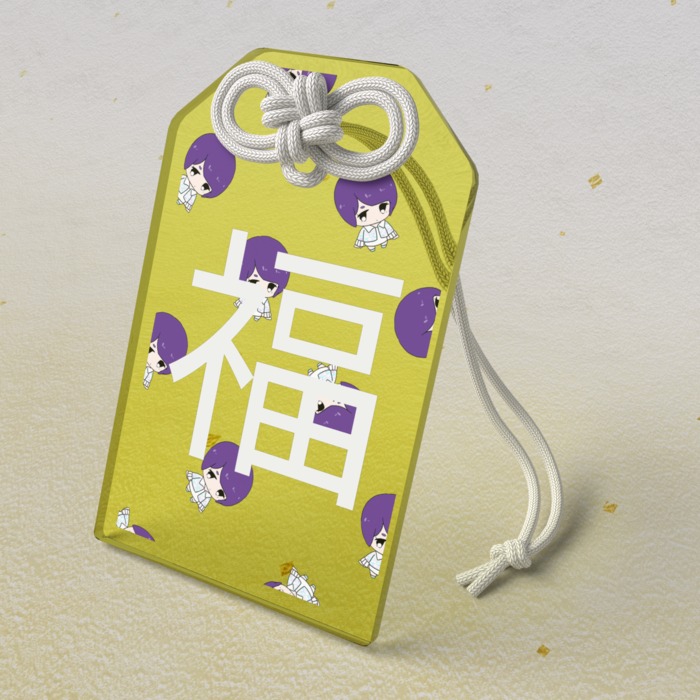 アクリルお守り - 50 × 80mm