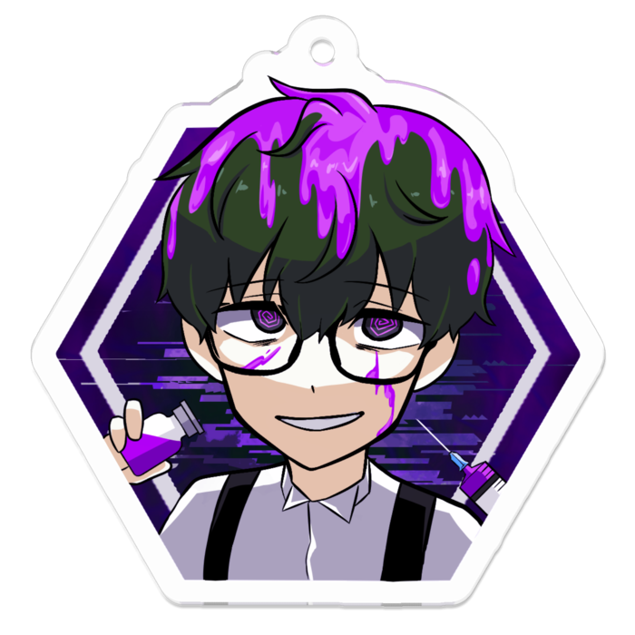 アクリルキーホルダー - 50 x 50 (mm)