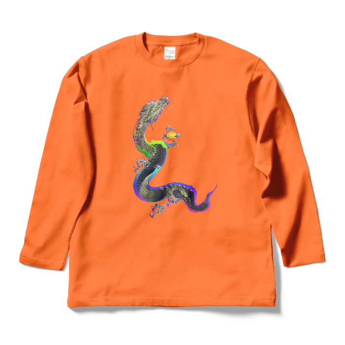 ロングスリーブTシャツ - L - オレンジ