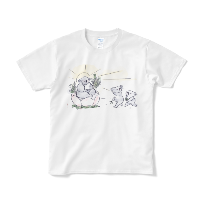 Tシャツ(短納期) - S - 私こそが光だ 白+水彩色