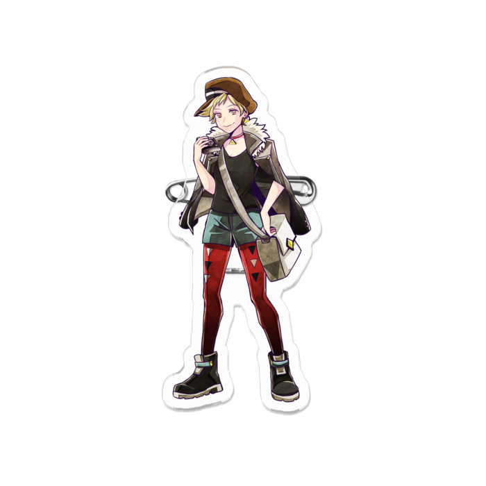 アクリルバッジ - 70 x 70 (mm)