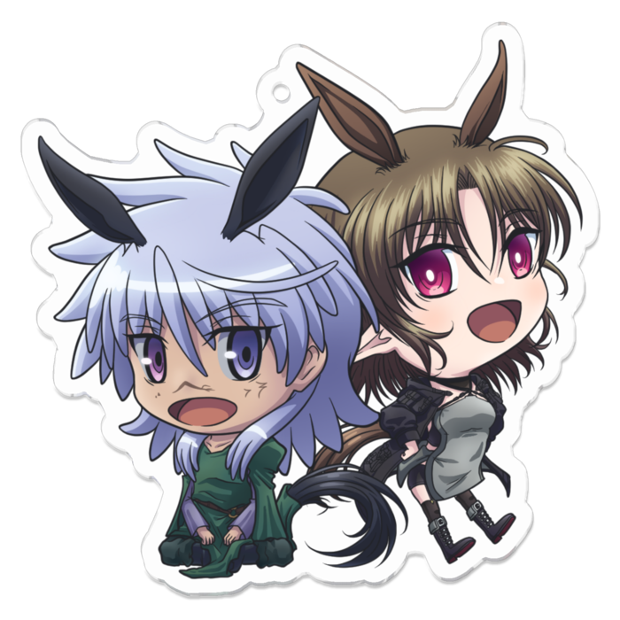 アクリルキーホルダー（コーティング） - 70 x 70 (mm)