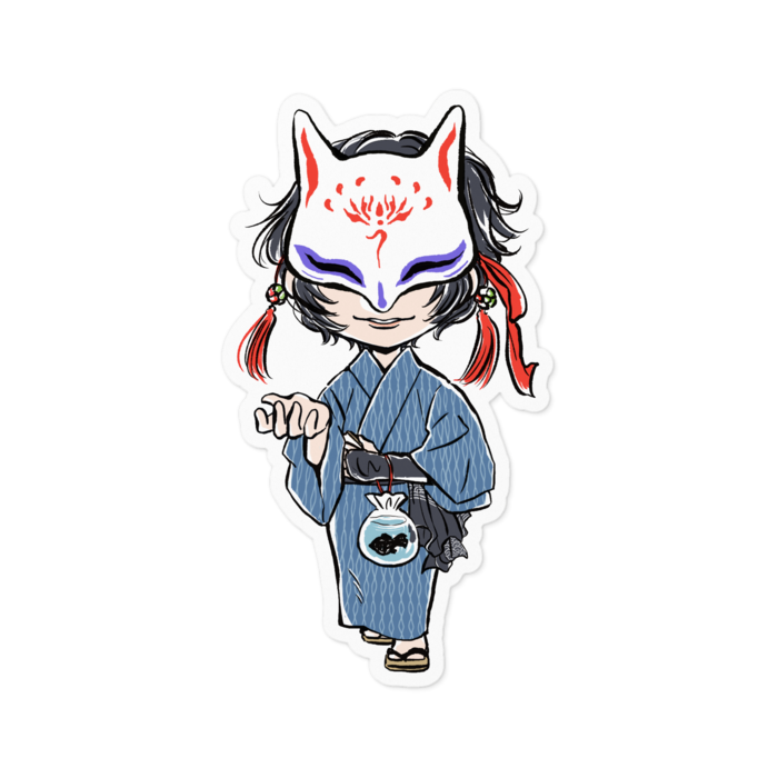 ステッカー - 100 x 100 (mm)