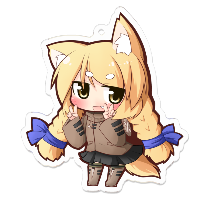 アクリルキーホルダー - 70 x 70 (mm)