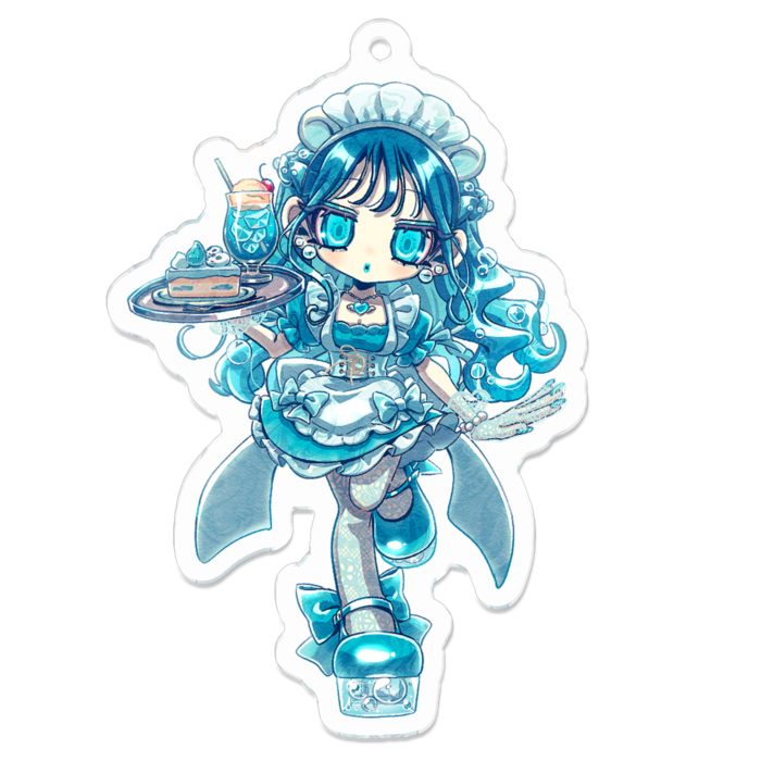 アクリルキーホルダー - 70 x 70 (mm)