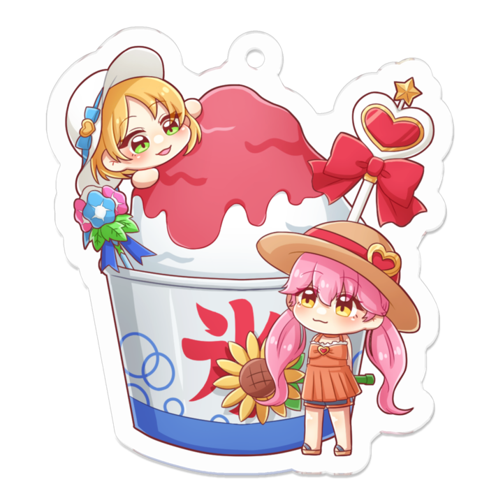 アクリルキーホルダー - 50 x 50 (mm)(1)