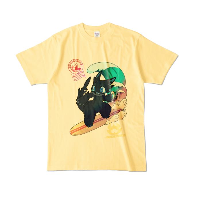 カラーTシャツ - L - ライトイエロー