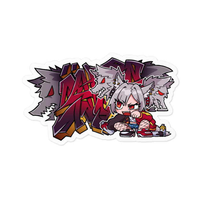 ステッカー - 100 x 100 (mm)