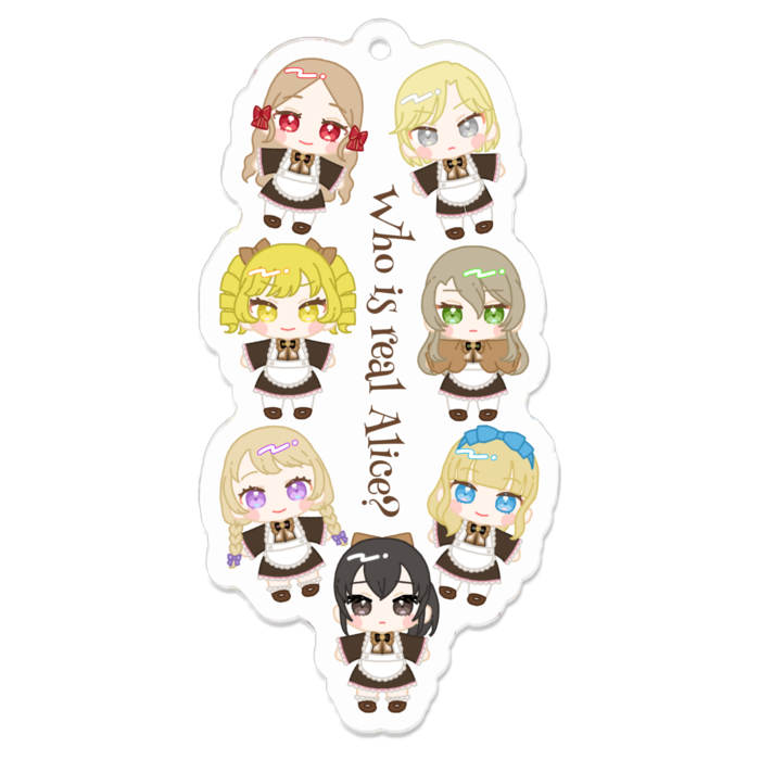 アクリルキーホルダー - 70 x 70 (mm)