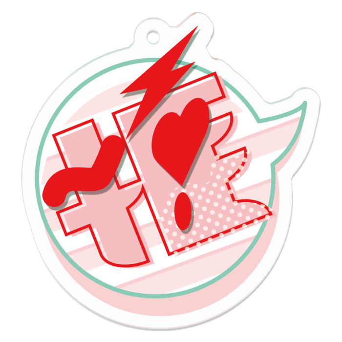 レッド×パステルミント
