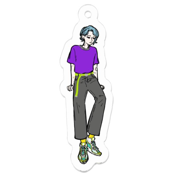 アクリルキーホルダー - 50 x 50 (mm)