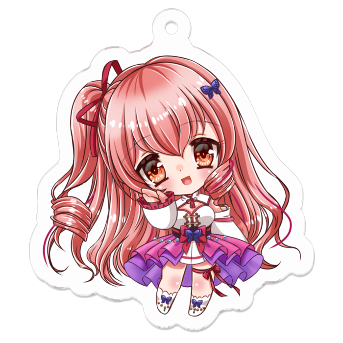 アクリルキーホルダー - 50 x 50 (mm)