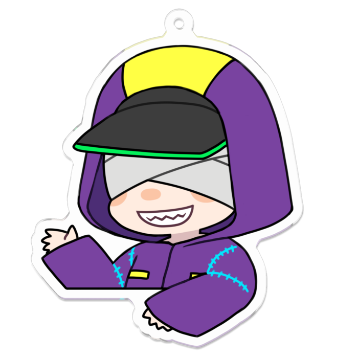 アクリルキーホルダー - 70 x 70 (mm)