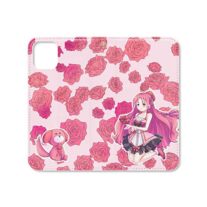 手帳型iPhoneケース（ベルトなし） - iPhone 11 - ストラップ穴 あり