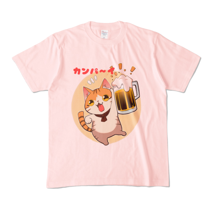 カラーTシャツ - M - ライトピンク (淡色)