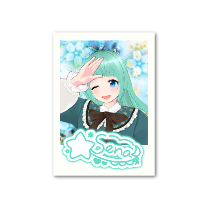 フォト風カード（せな）