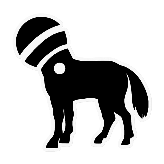 ステッカー - 100 x 100 (mm)