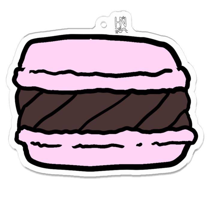 アクリルキーホルダー（コーティング） - 70 x 70 (mm)