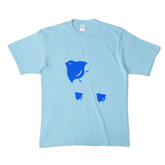 カラーTシャツ - XL - ライトブルー (淡色)