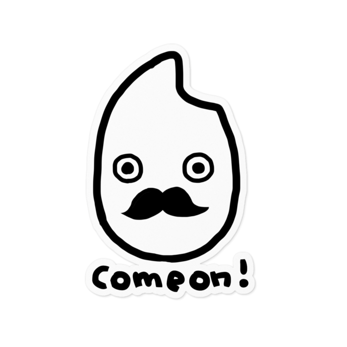 ステッカー - 100 x 100 (mm)