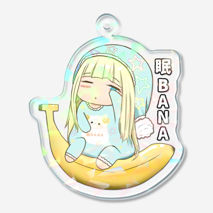 ホログラムアクリルキーホルダー - 50 × 50mm