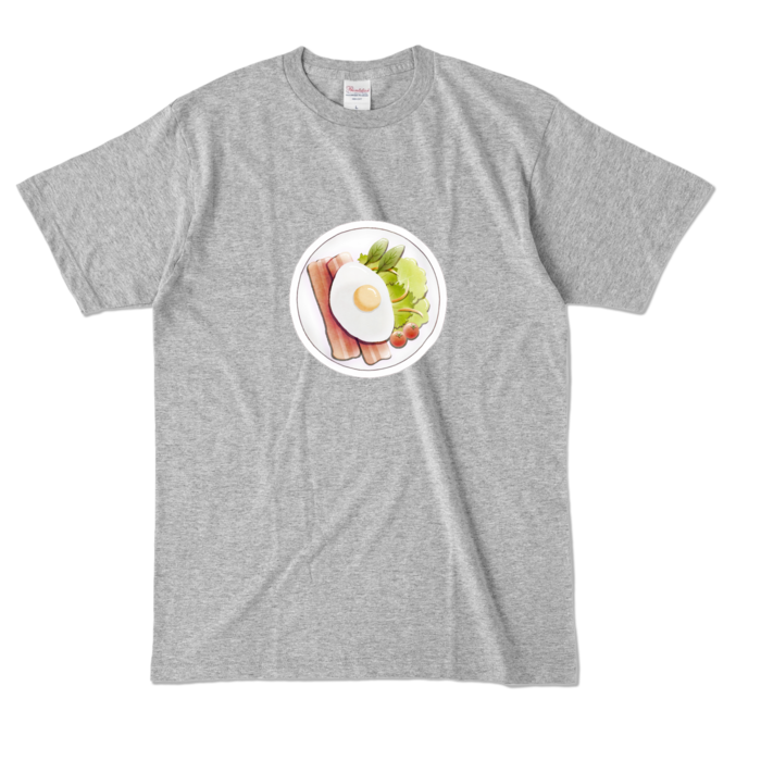 カラーTシャツ 灰色 L