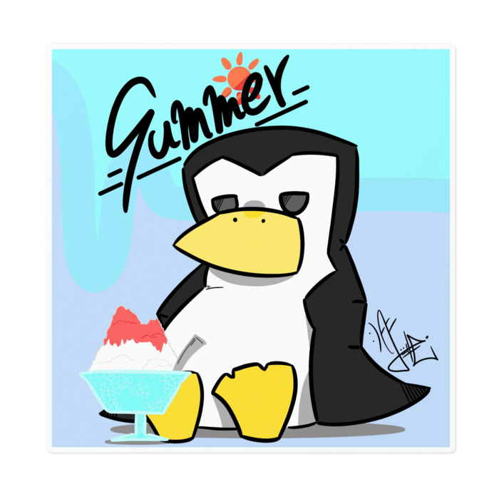 ステッカー - 160 x 160 (mm)