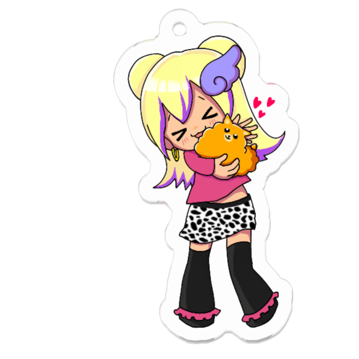 アクリルキーホルダー - 50 x 50 (mm)