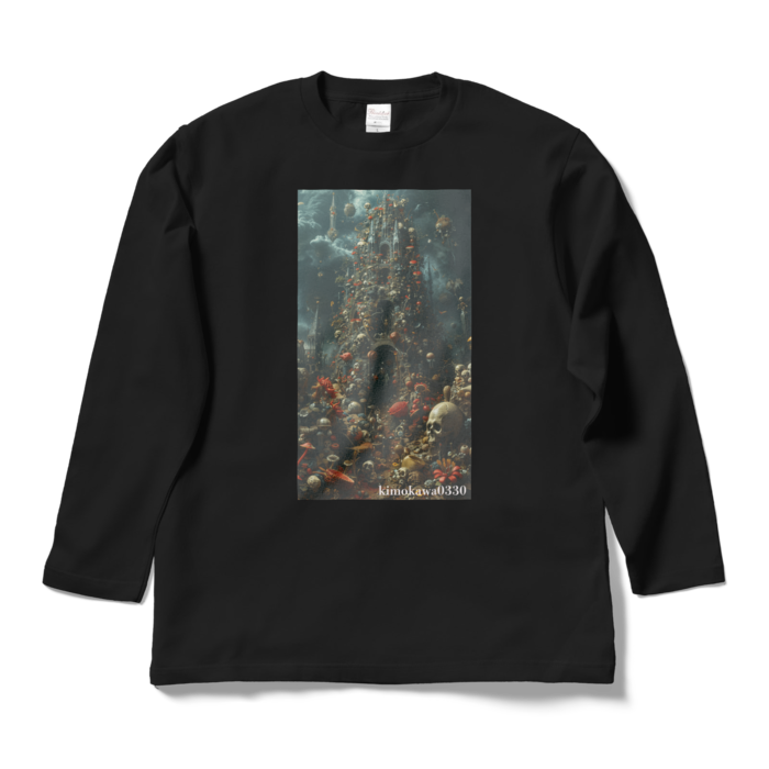 ロングスリーブTシャツ - L - ブラック
