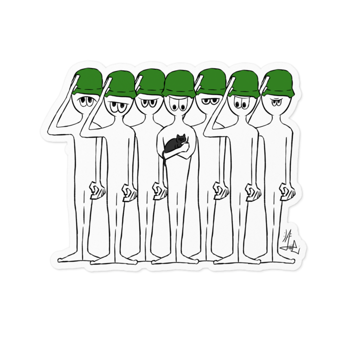 ステッカー - 100 x 100 (mm)