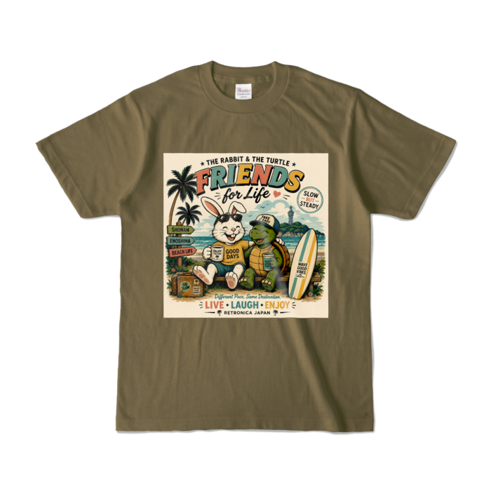 カラーTシャツ - S - オリーブ (濃色)