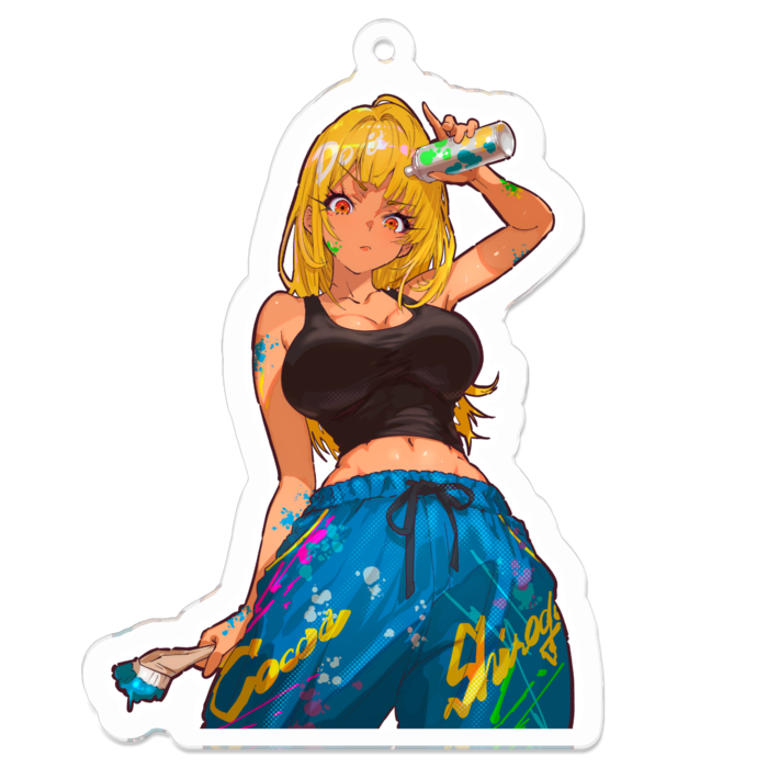 アクリルキーホルダー - 70 x 70 (mm)