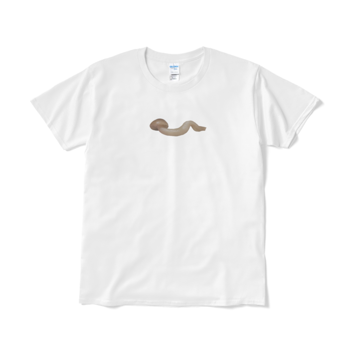 しめじ1本Tシャツ(短納期) - L - ホワイト