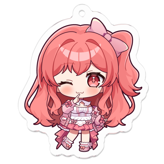 アクリルキーホルダー - 50 x 50 (mm)