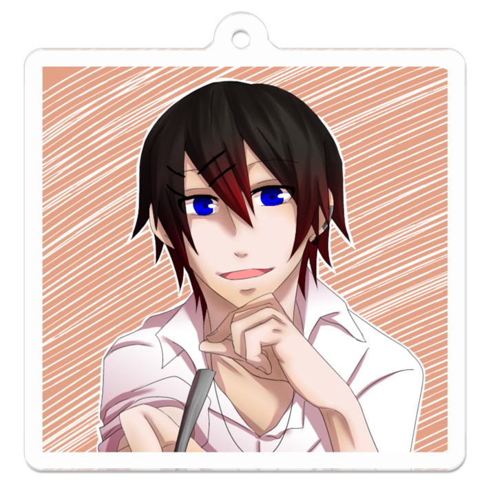 アクリルキーホルダー - 50 x 50 (mm)