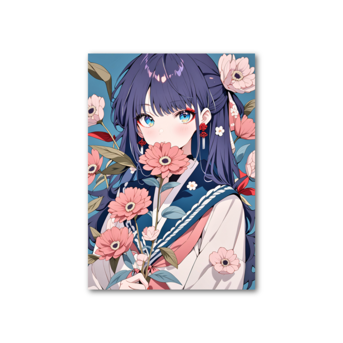 フォト風カード - 縦 - 片面