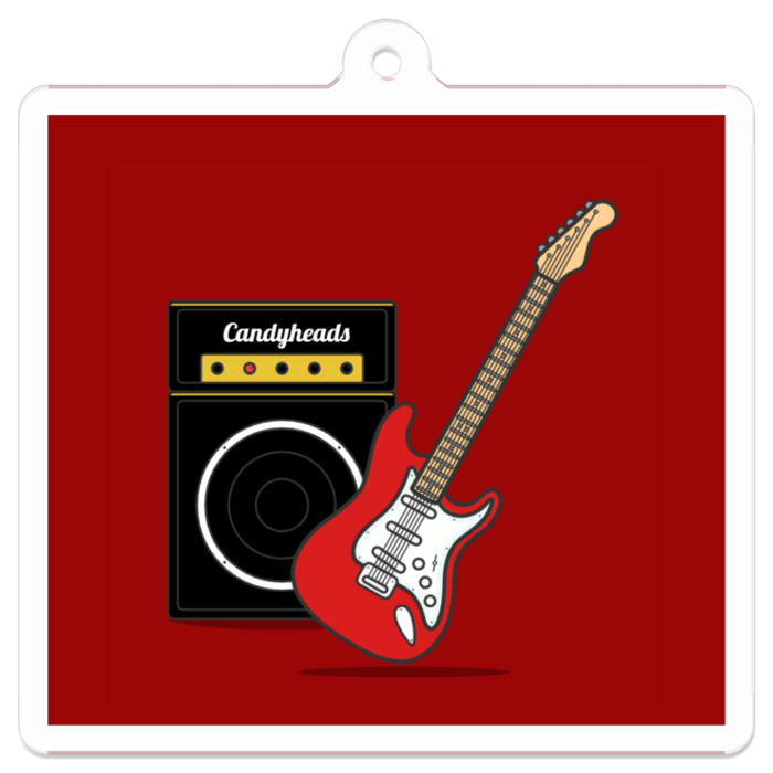 アクリルキーホルダー - 50 x 50 (mm)