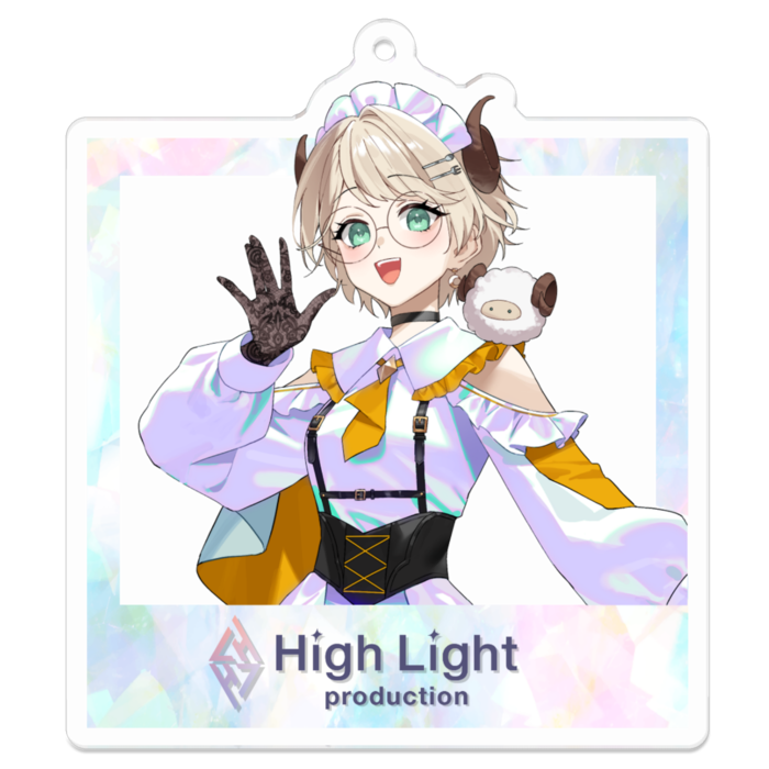 アクリルキーホルダー - 70 x 70 (mm)