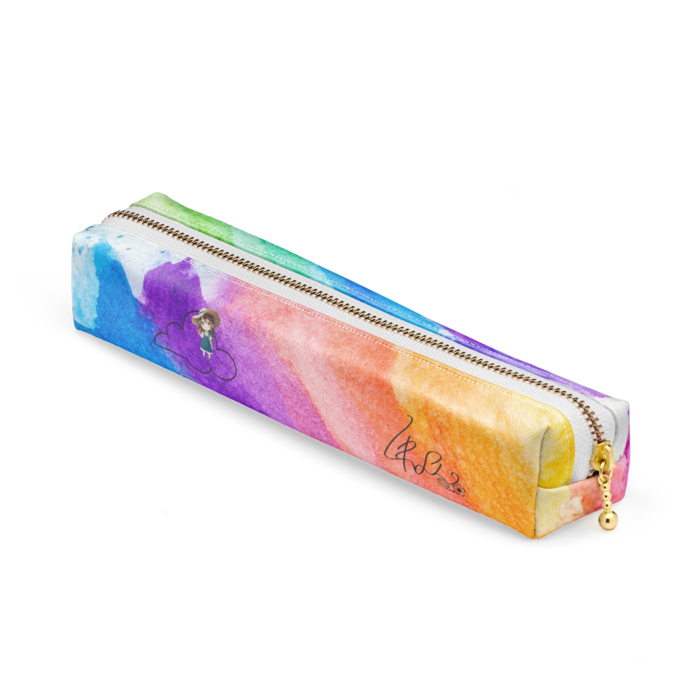 ペンケース - 20 x 4 x 4cm - ホワイト