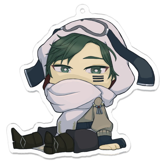 アクリルキーホルダー - 70 x 70 (mm)