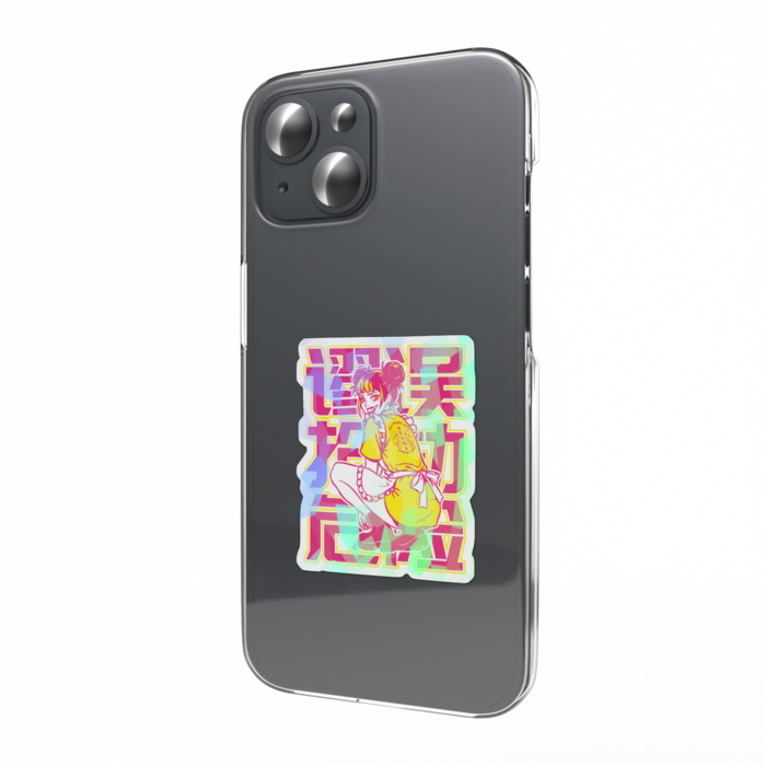 ホログラムスマホステッカー - 縦